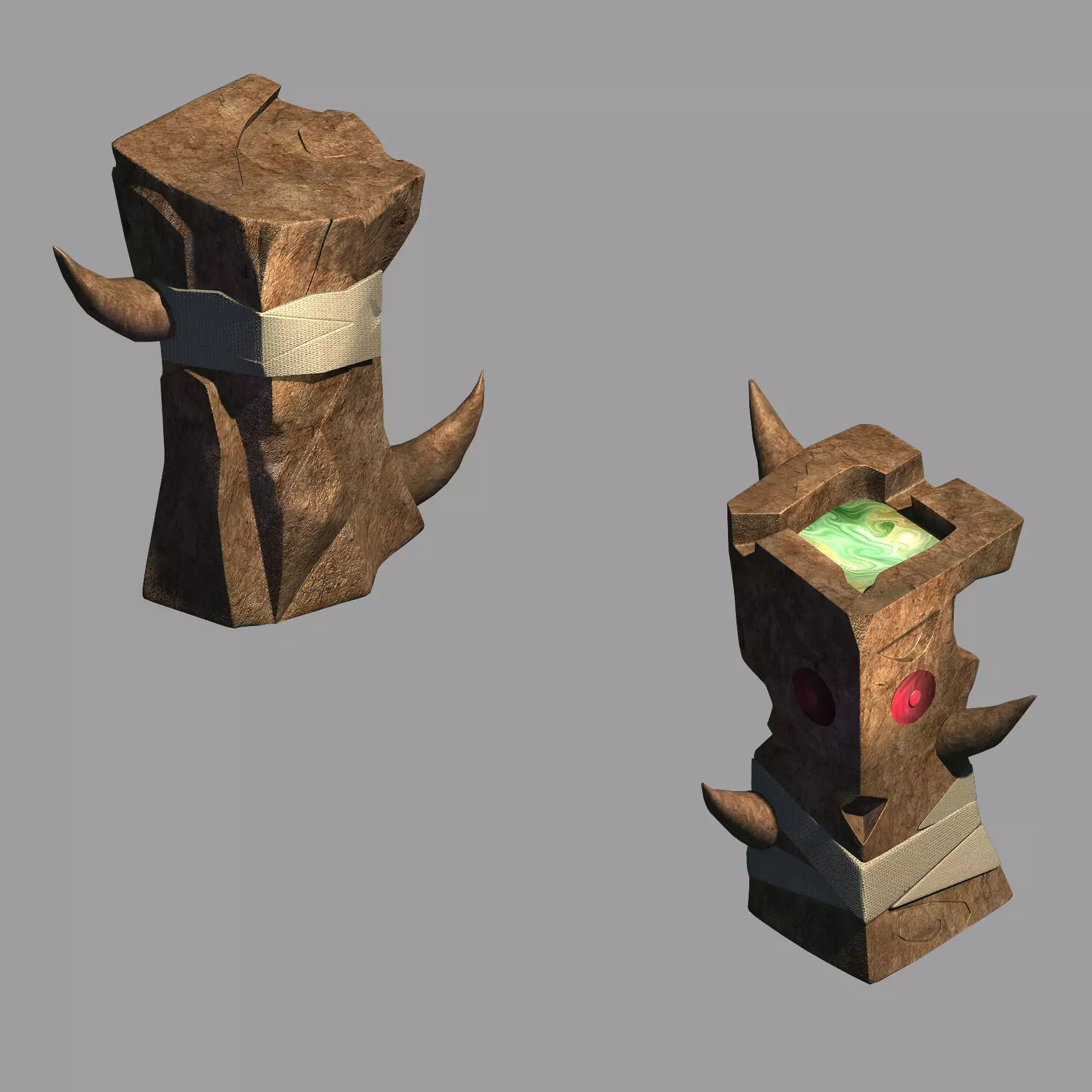 Dynasty Not Zhoushan - poison column 01 3D model_0