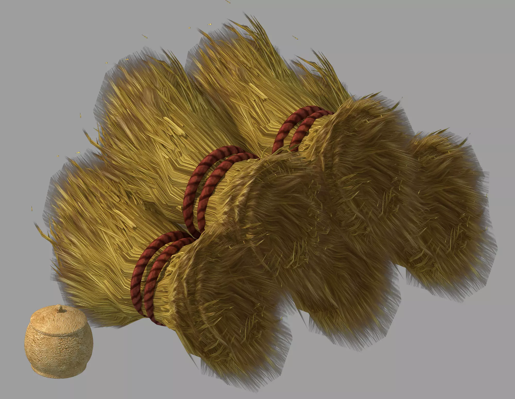 Dynasty City - Haystacks 3D model_0