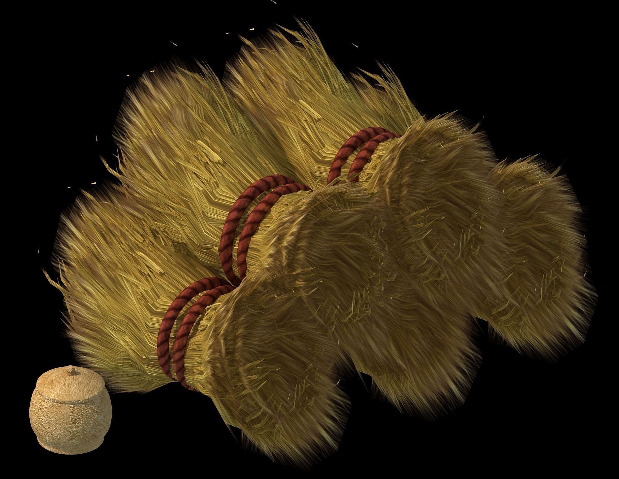 Dynasty City - Haystacks 3D model_1