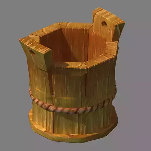 Dynasty City - wooden barrel