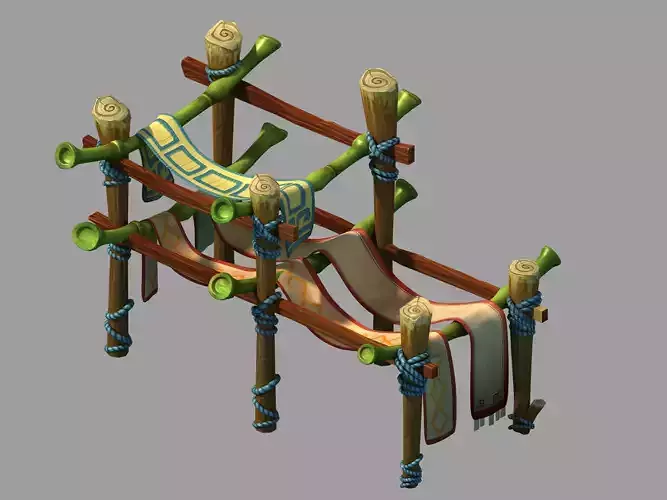 Dynasty City - Clothes rack