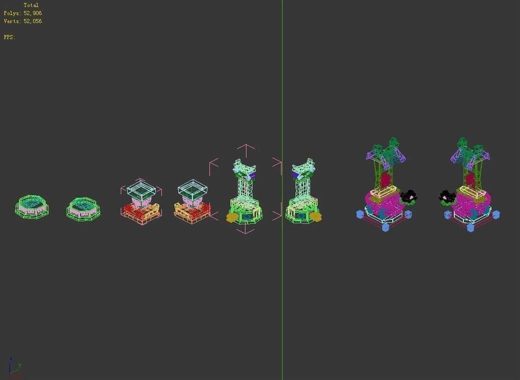 Dynasty City - Xiqiao Tombstone 3D model_4