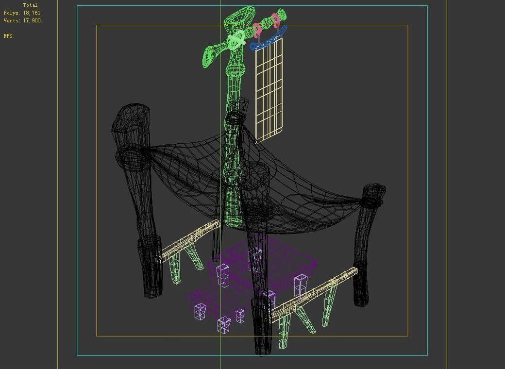 Dynasty City - Small Pavilion 53 3D model_3