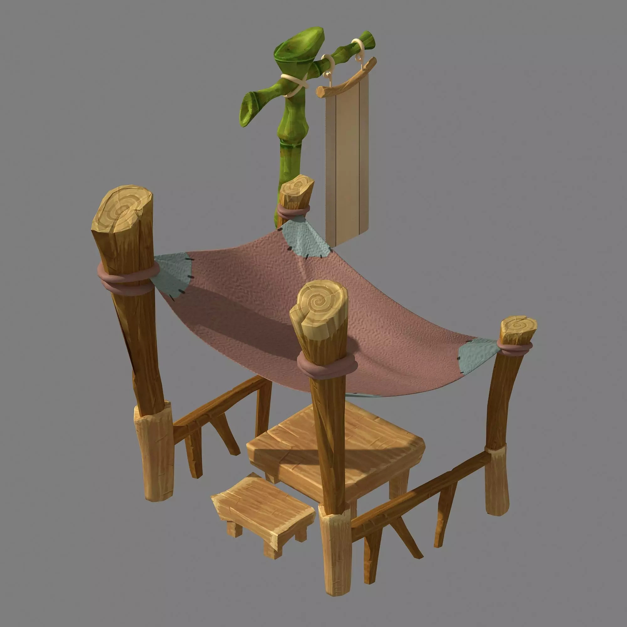 Dynasty City - Small Pavilion 53 3D model_0