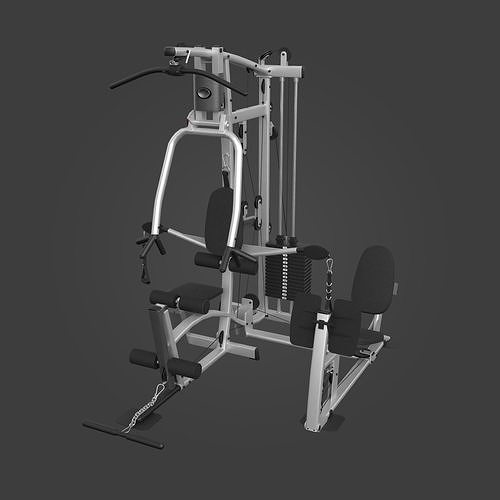 Home Gym-Exercise Equipment-11 Low-poly 3D model