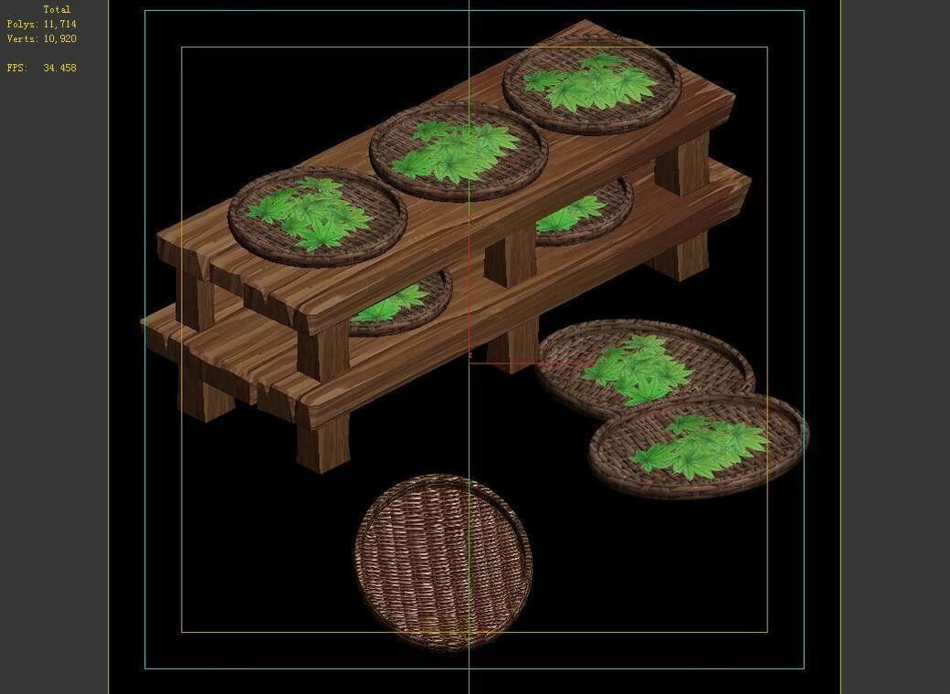 Dynasty City - Silkworm Racks 3D model_4