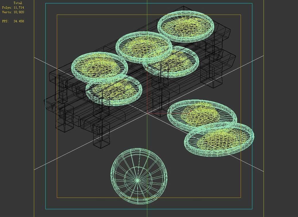 Dynasty City - Silkworm Racks 3D model_3