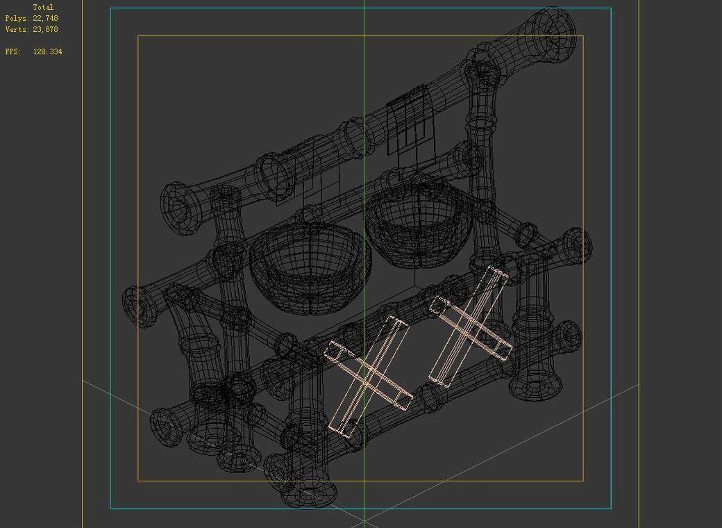 Dynasty City - miscellaneous shelves 3D model_4