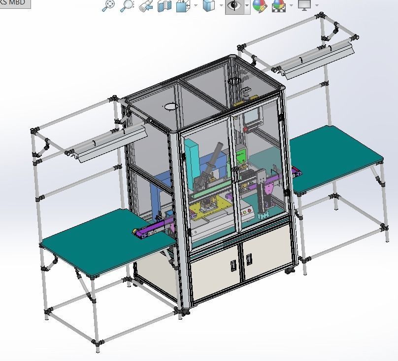 Dispensing integrated production line 3D model_7