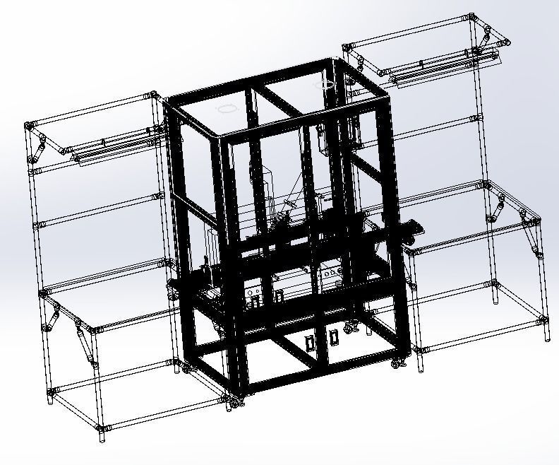 Dispensing integrated production line 3D model_11