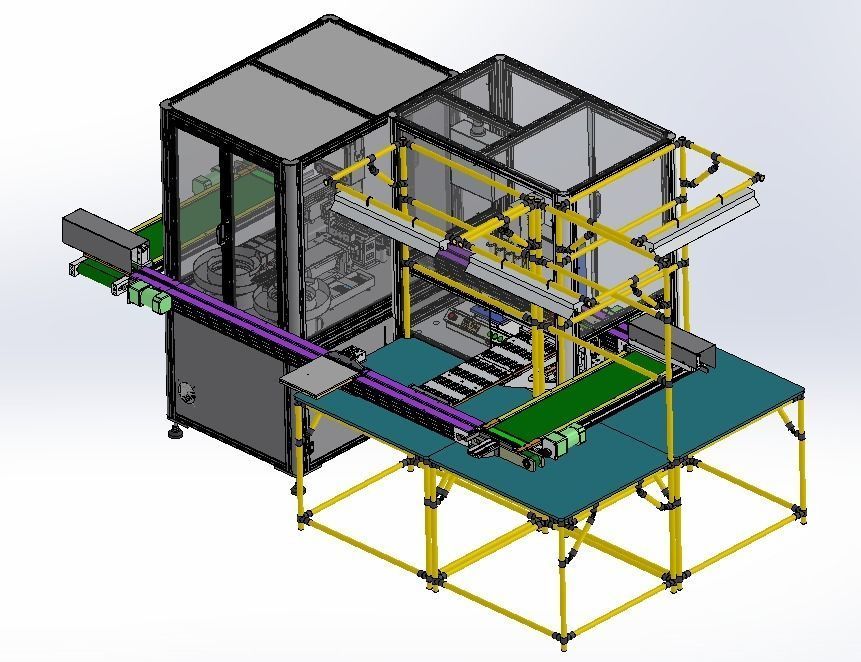 Dispensing integrated production line 3D model_3