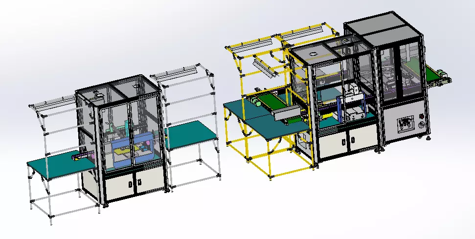 Dispensing integrated production line 3D model_0