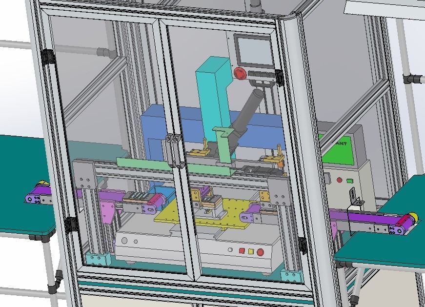 Dispensing integrated production line 3D model_8