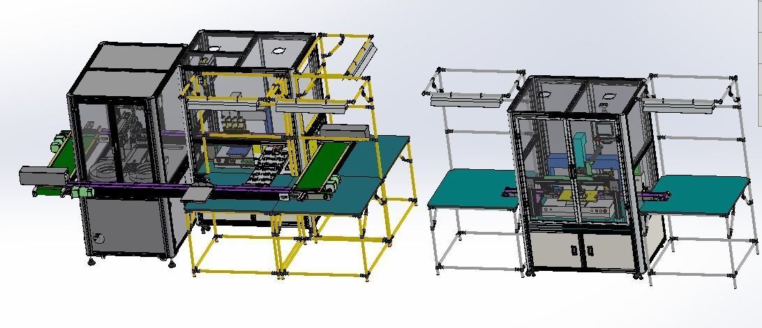 Dispensing integrated production line 3D model_6