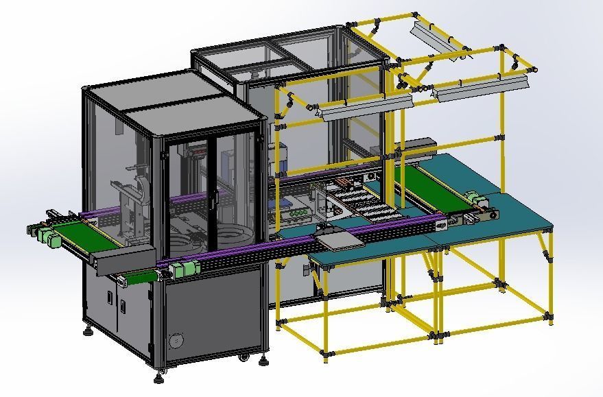 Dispensing integrated production line 3D model_2