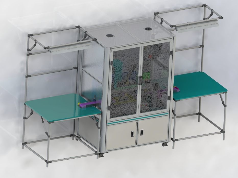 Dispensing integrated production line 3D model_13