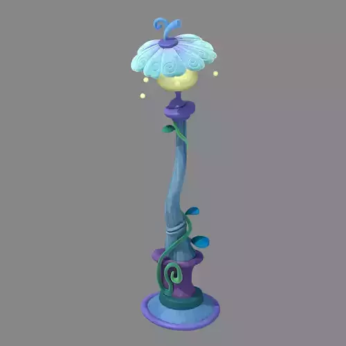 Dynasty main city - street lights 32 3D model