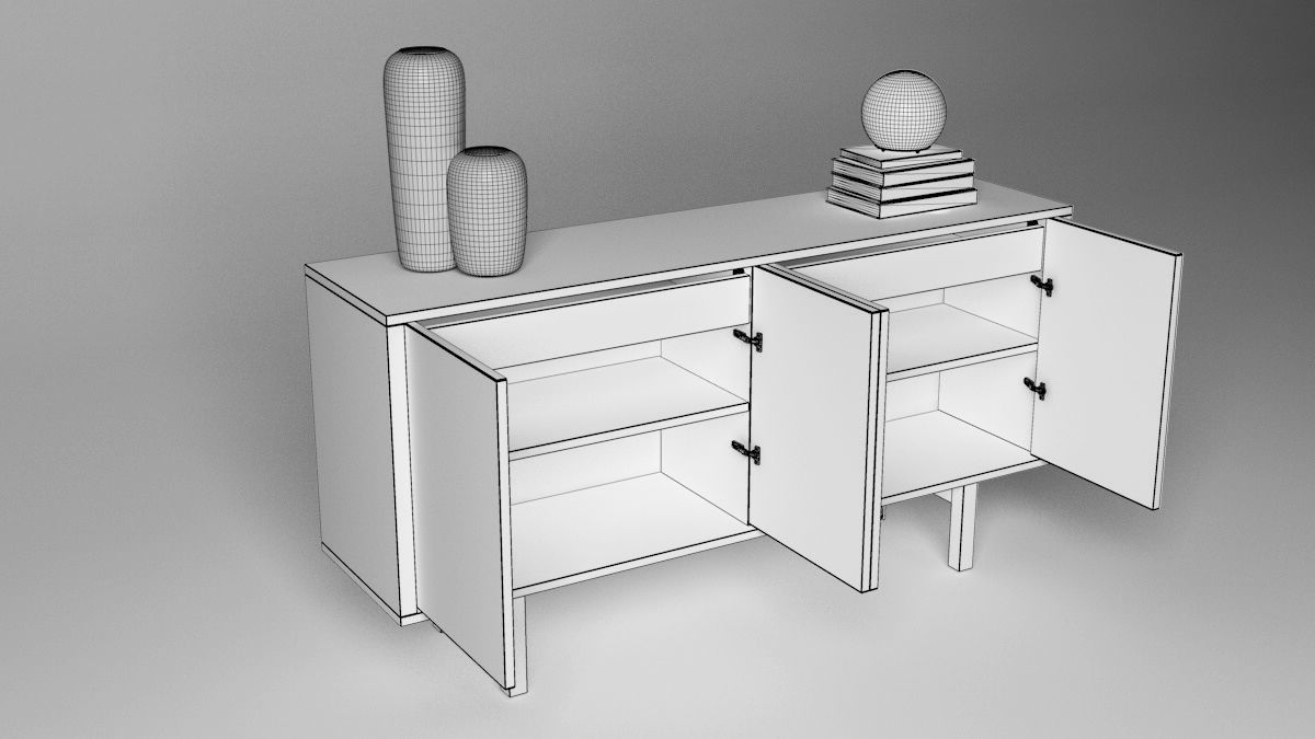 StockholmSideboard Storage 3D model_4