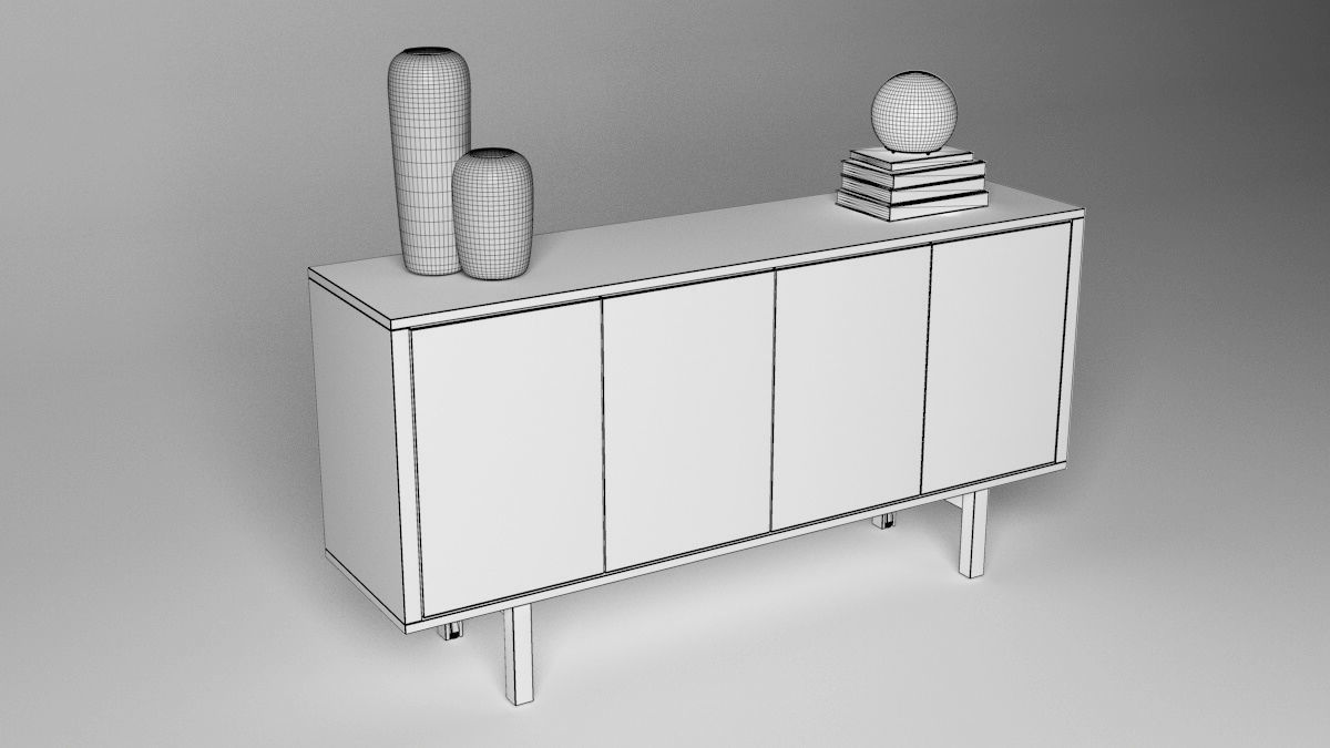 StockholmSideboard Storage 3D model_3