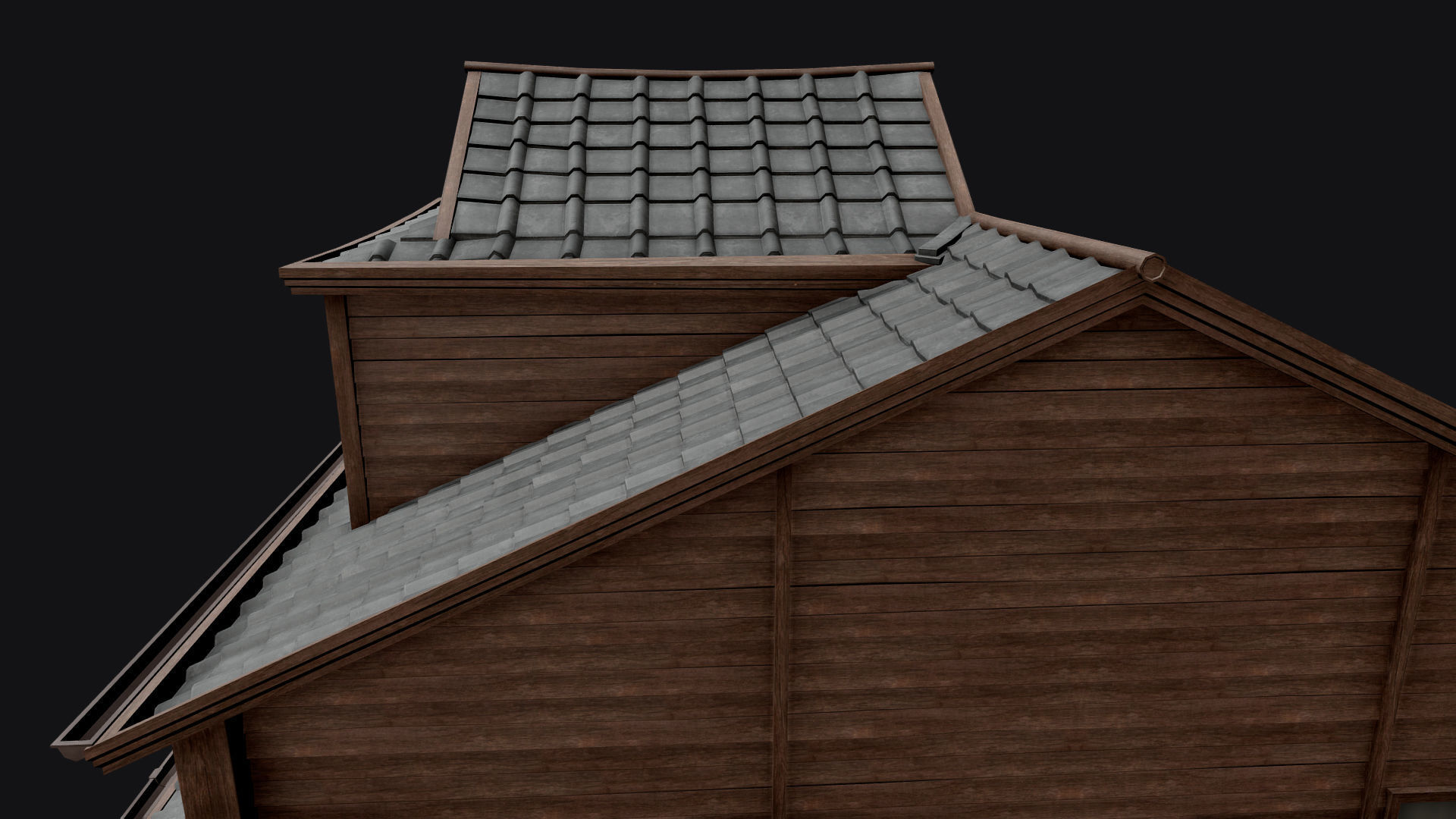 Japanese Style Hongdae House Low-poly 3D model_14