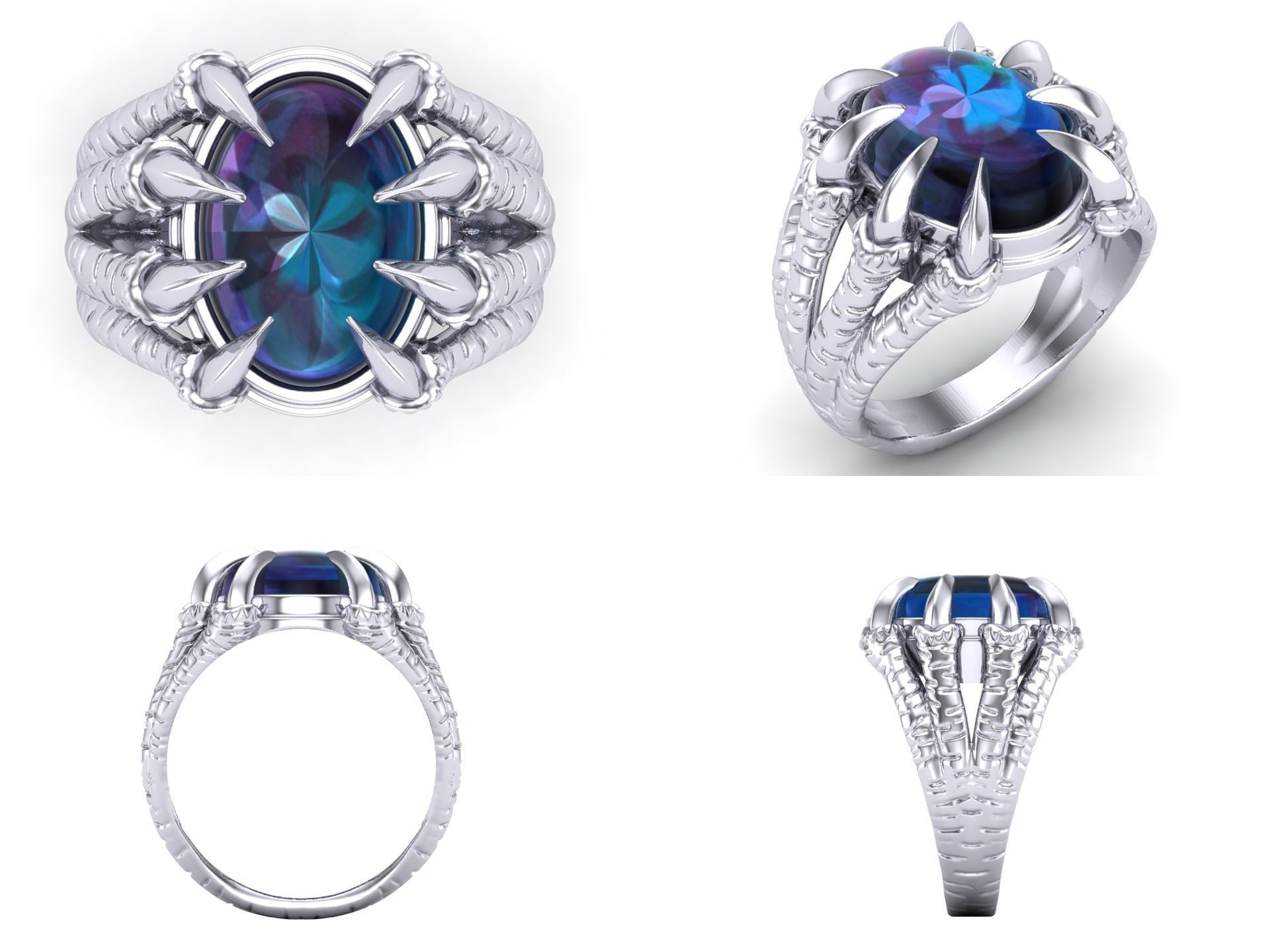 Ring cp 17 3D print model_3