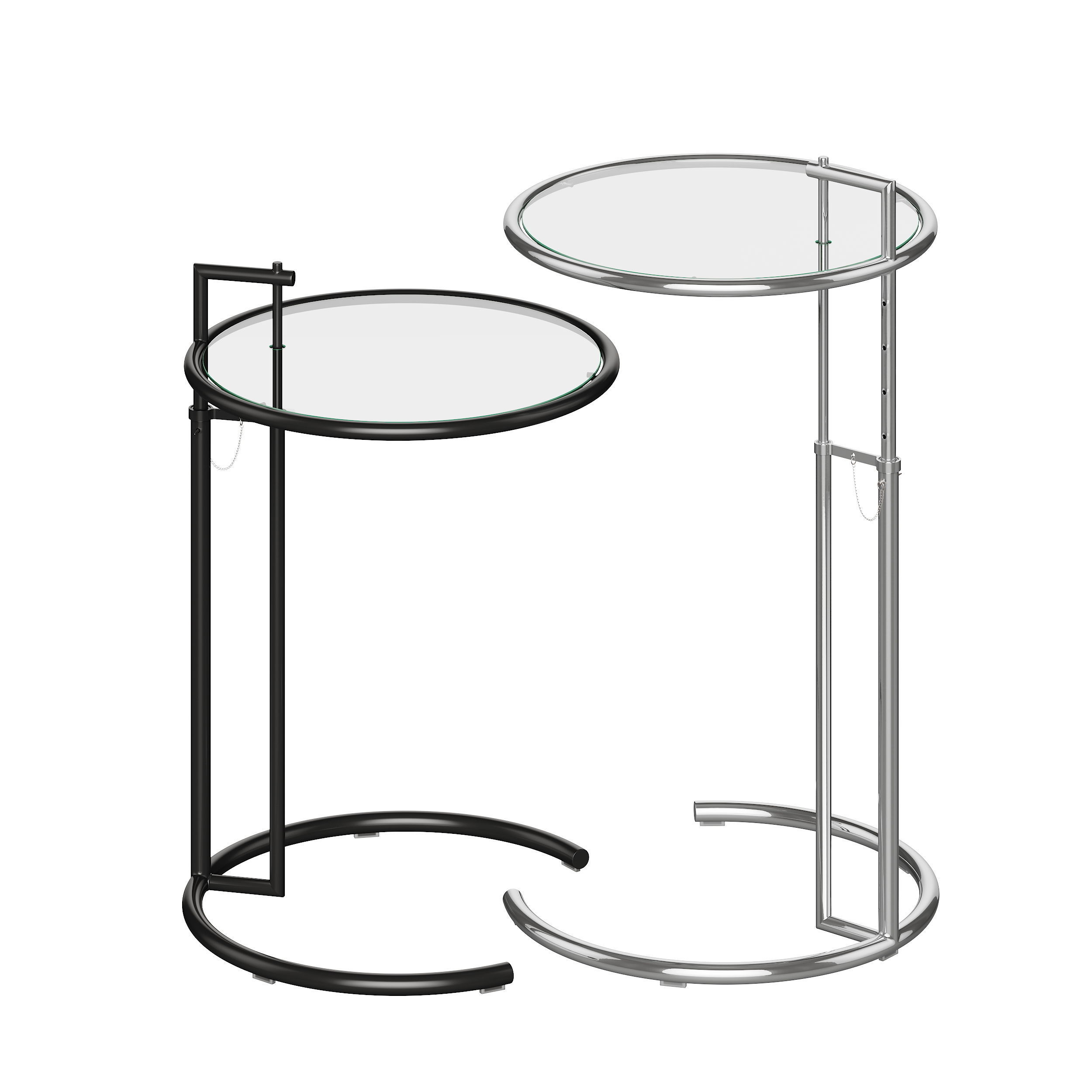 Eileen Gray Adjustable Table E1027 3D model_1