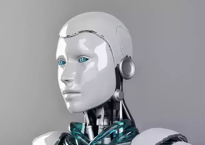 WOMAN ROBOT 3D model