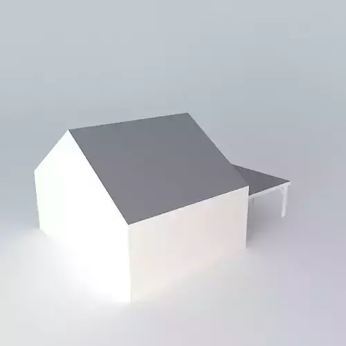 Decochalet-2015 - Carport mural toit plat 500x500