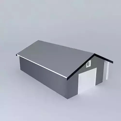 Decochalet-2015 - Garage 500x900 woodshed roof 25 °