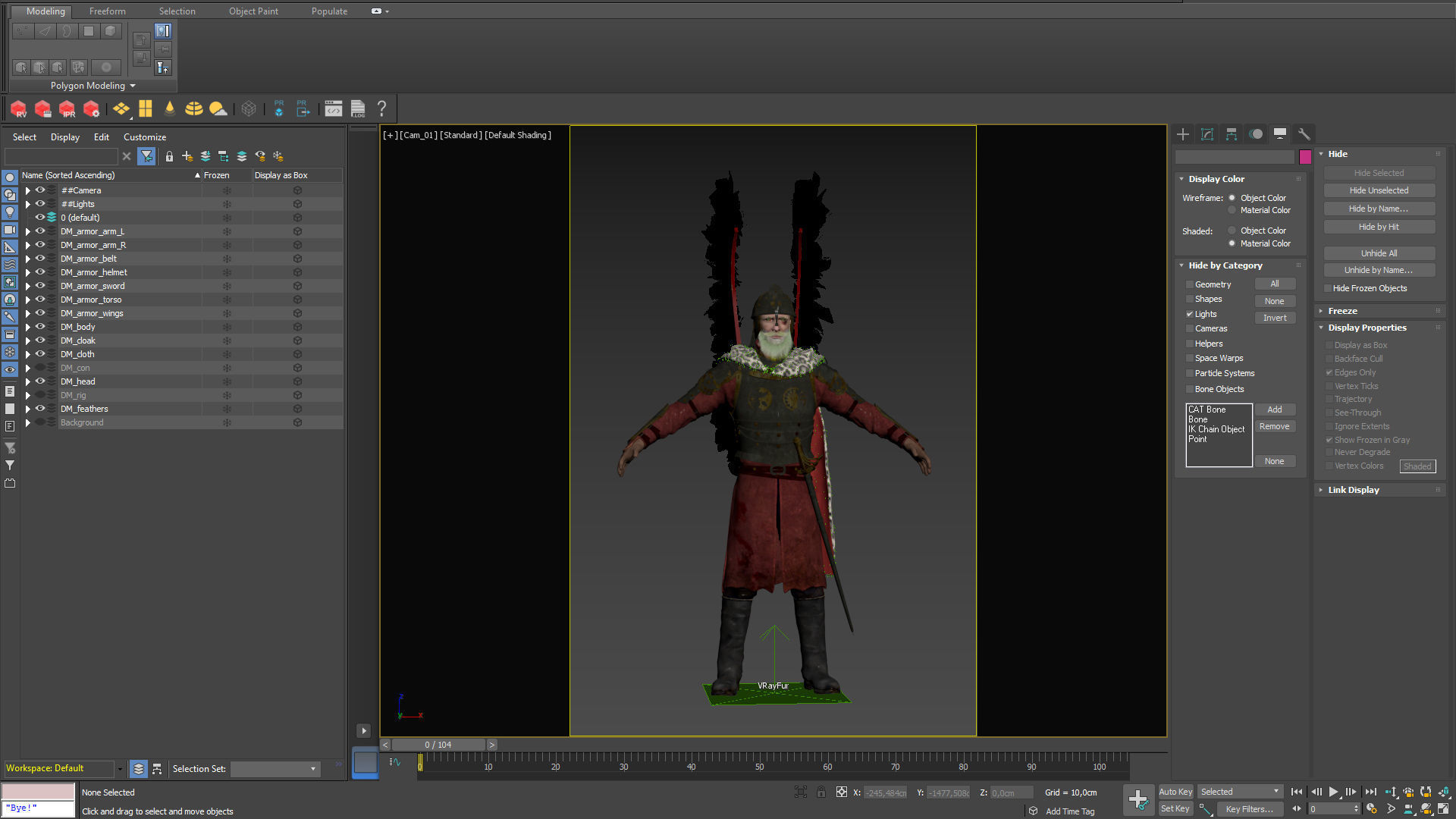 Polish Hussar 3D model_15