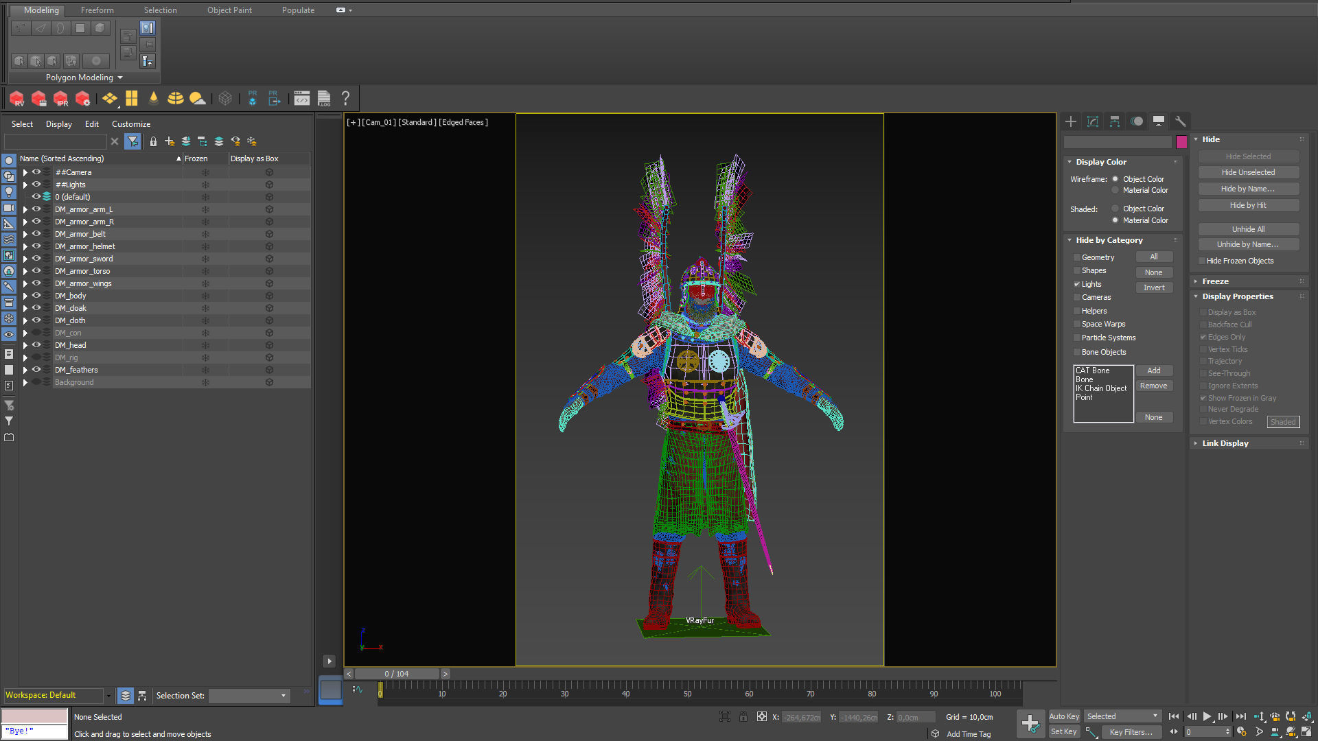 Polish Hussar 3D model_16