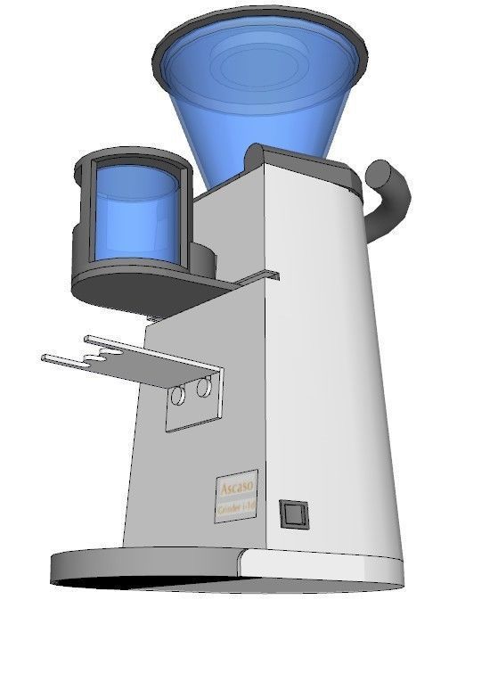 coffee mill 3D model_2