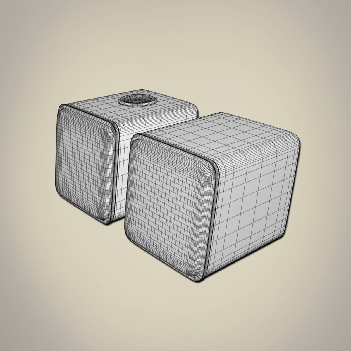 bluetooth speakers 3D model_7