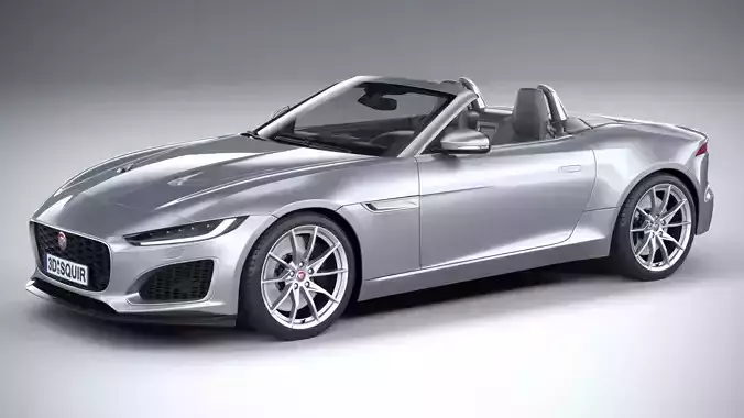 Jaguar F-Type Regular Convertible 2021 3D model