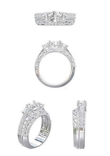 LADIES RING size 16 HK 3D print model