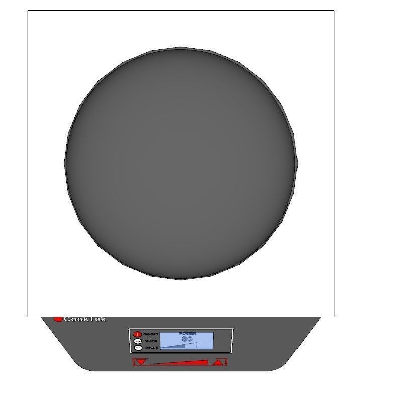 cooktek induction wok cooker 3D model_4