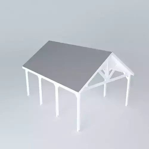 Decochalet-2015 - Carport 600x800 Toit 33°