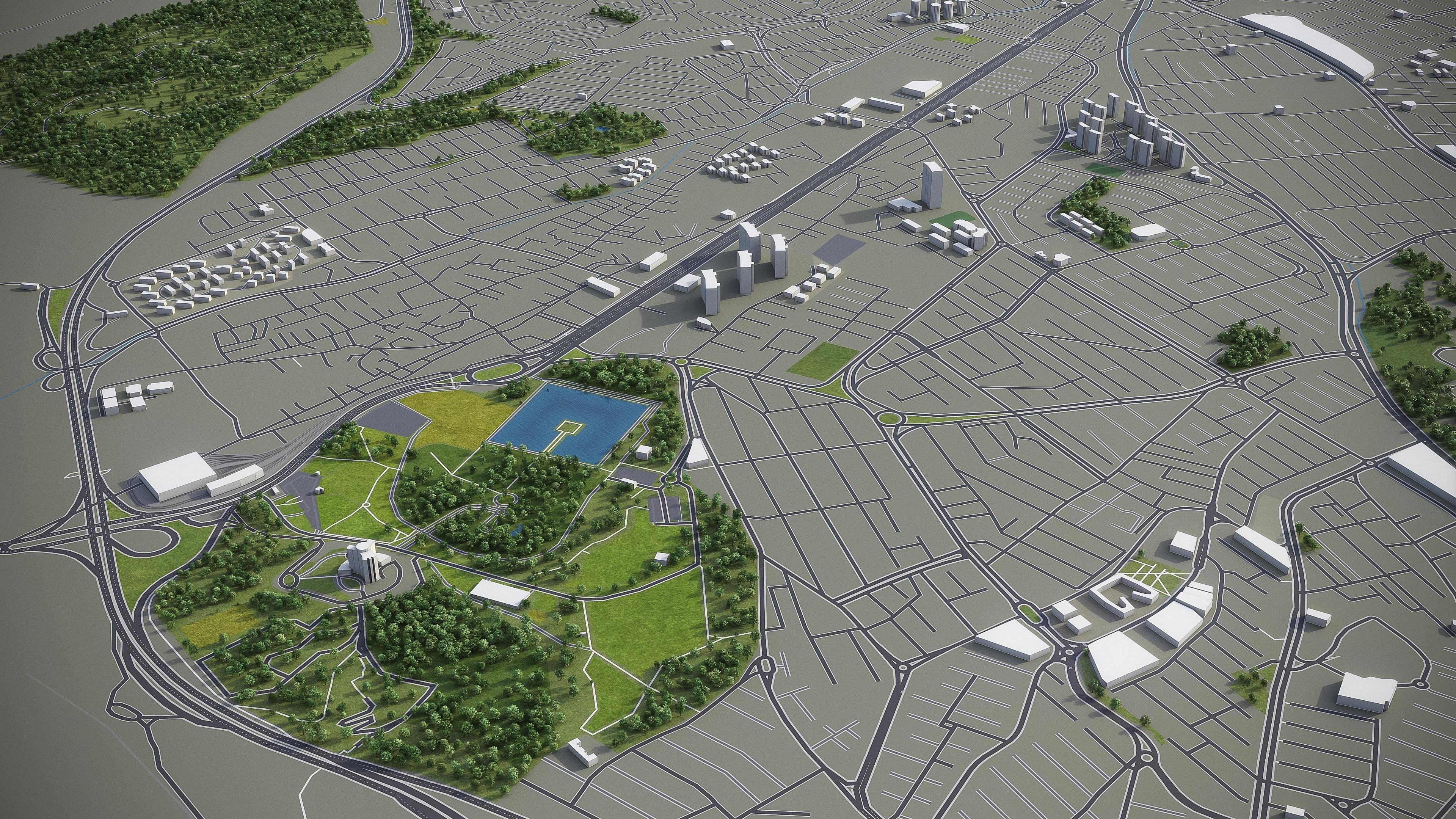 Top 10 Cities of Iran 3D Model Collection_54