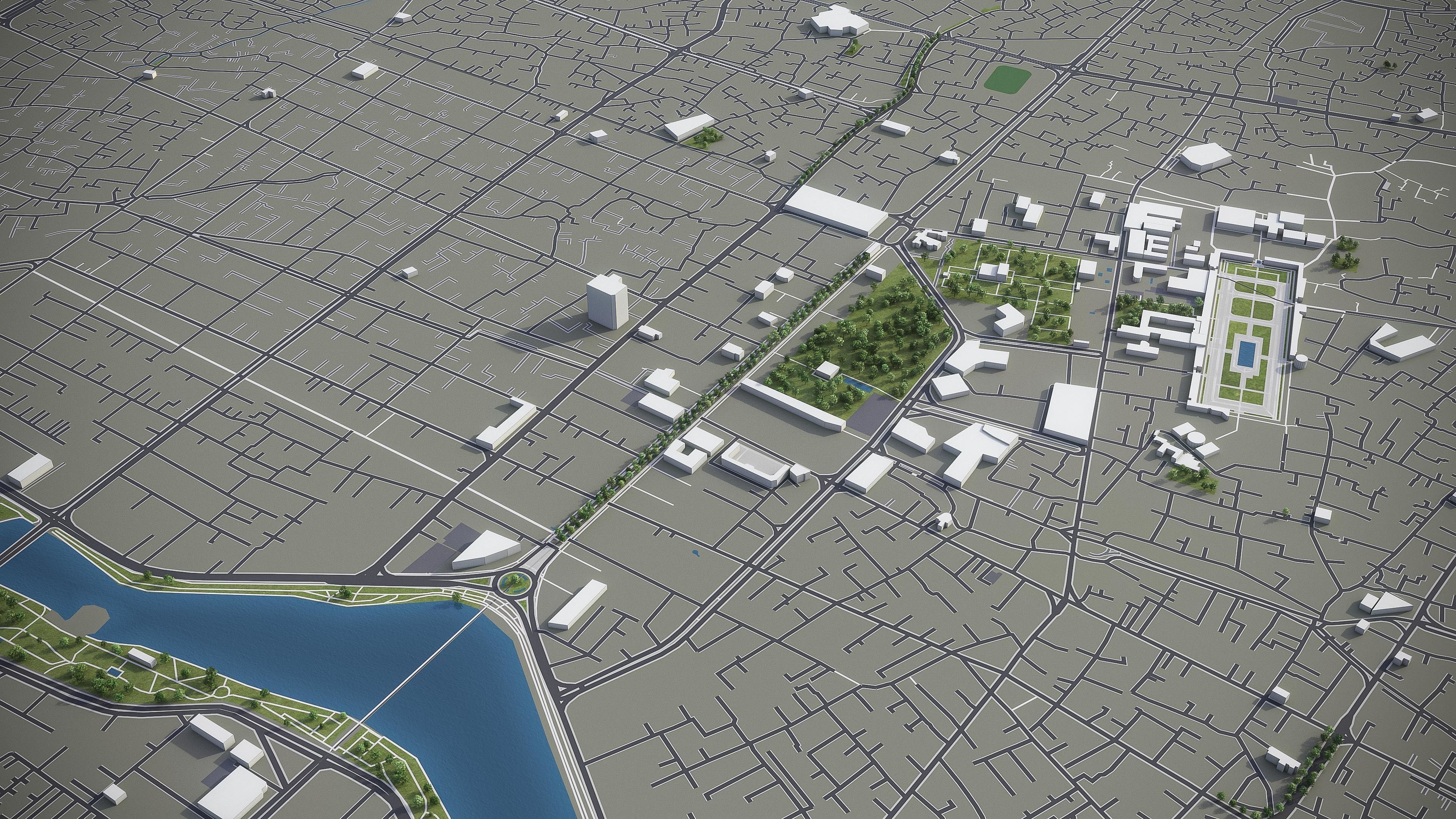 Top 10 Cities of Iran 3D Model Collection_13