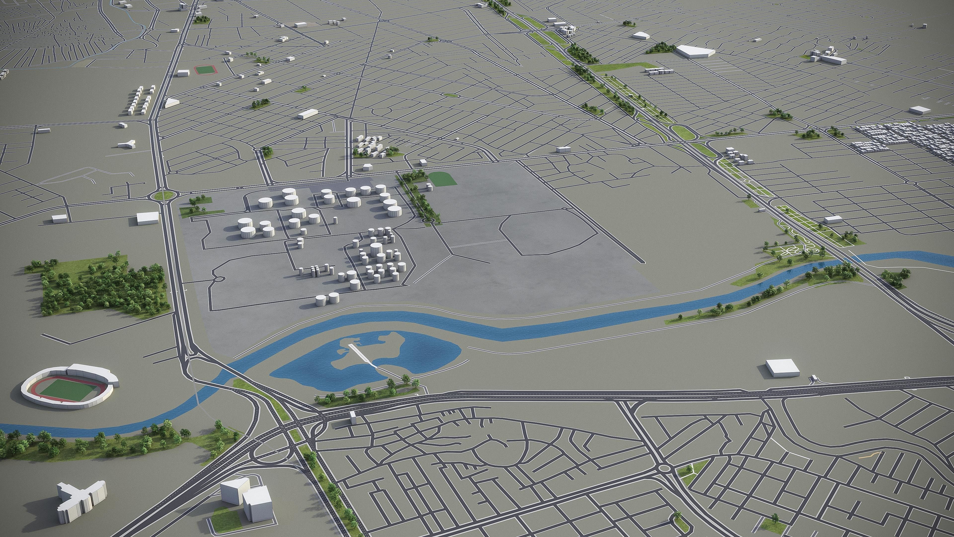 Top 10 Cities of Iran 3D Model Collection_31