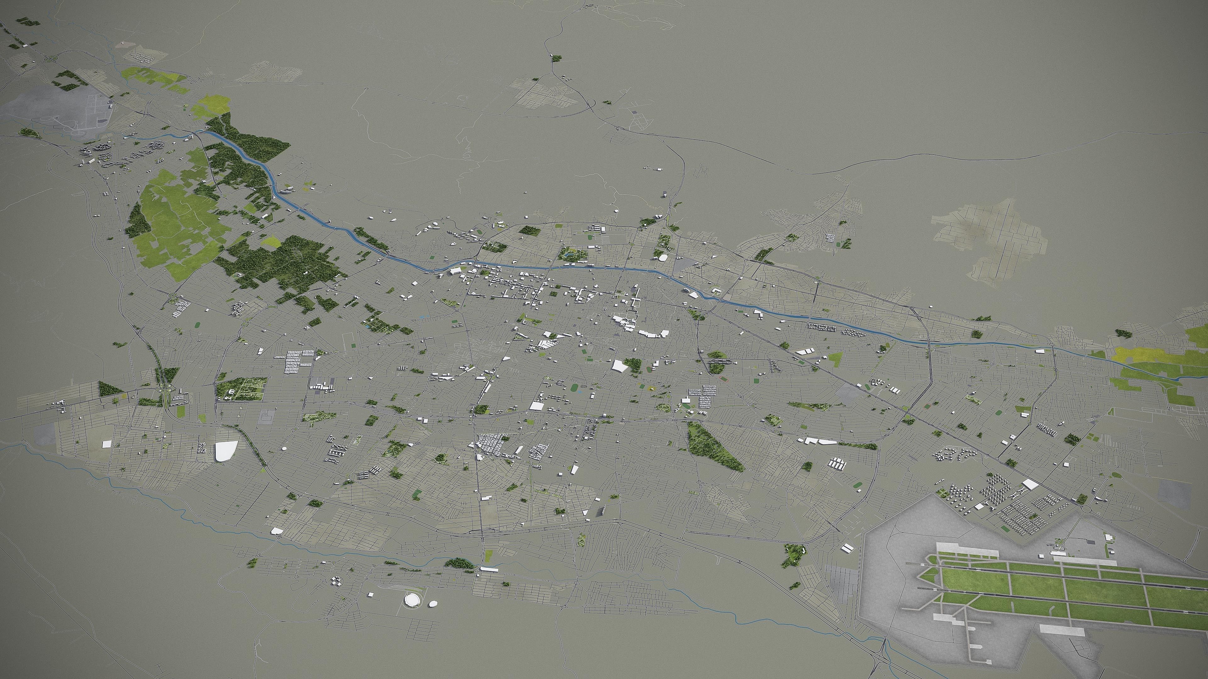 Top 10 Cities of Iran 3D Model Collection_49