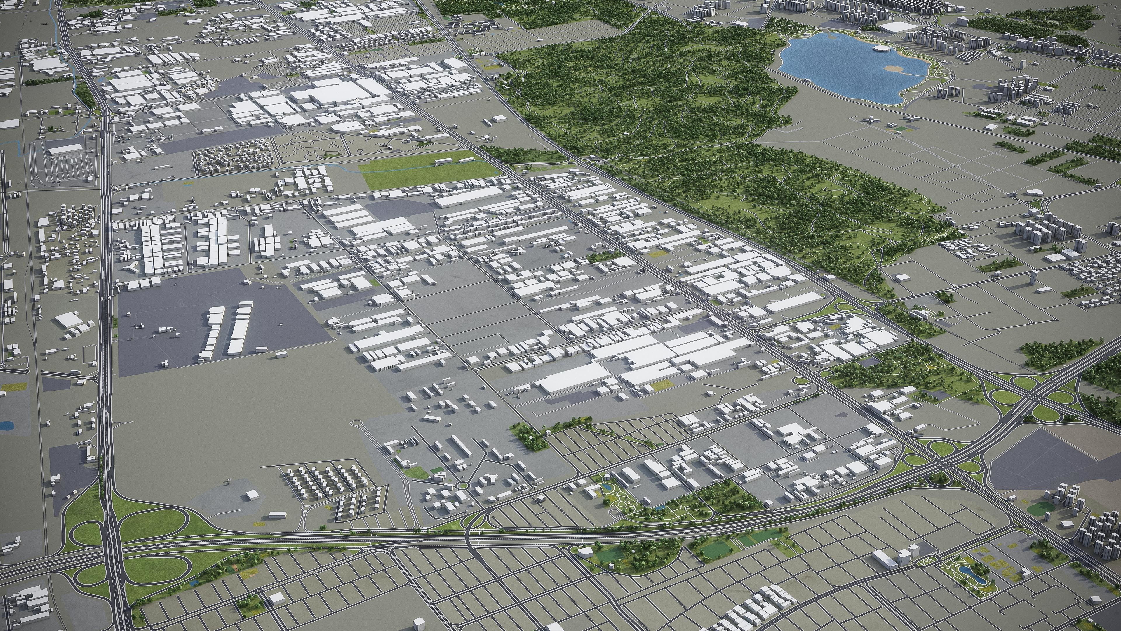 Top 10 Cities of Iran 3D Model Collection_69