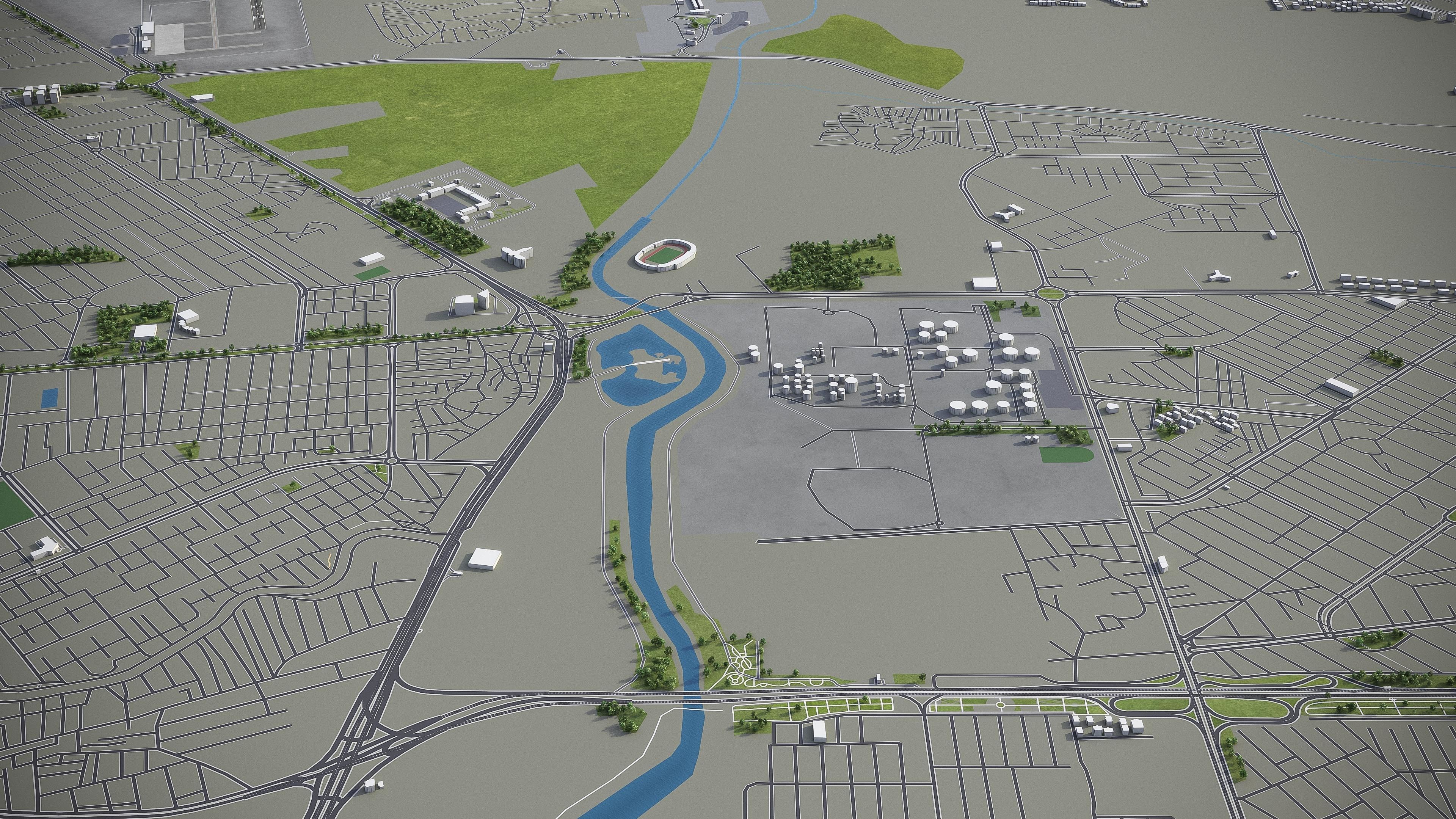 Top 10 Cities of Iran 3D Model Collection_29