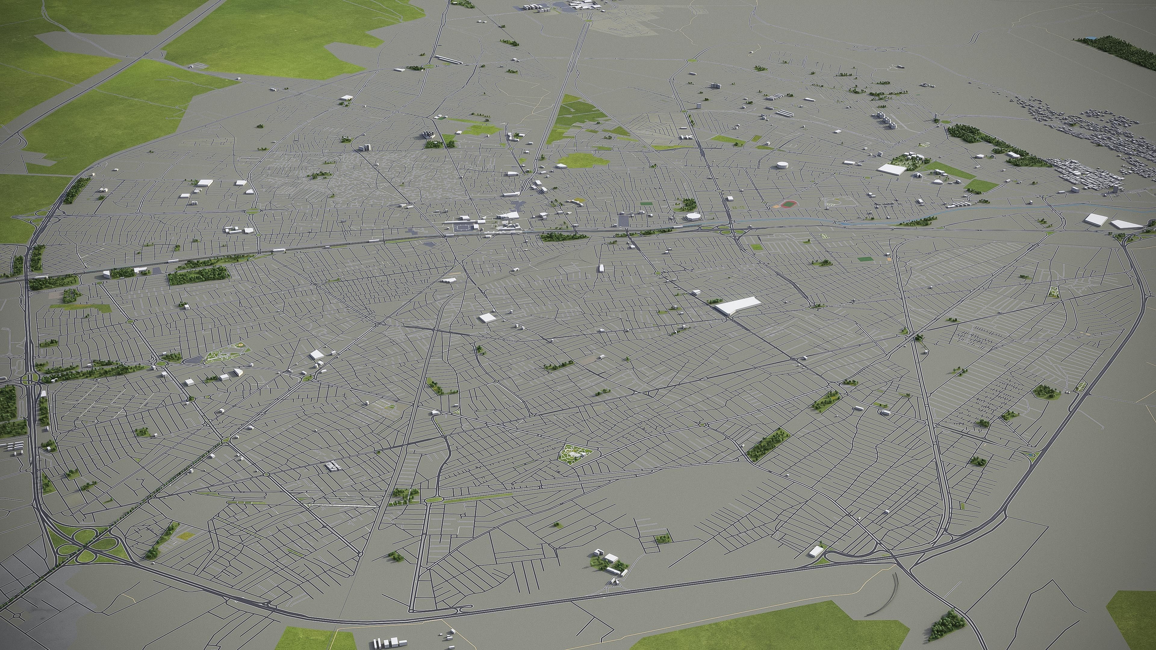 Top 10 Cities of Iran 3D Model Collection_45