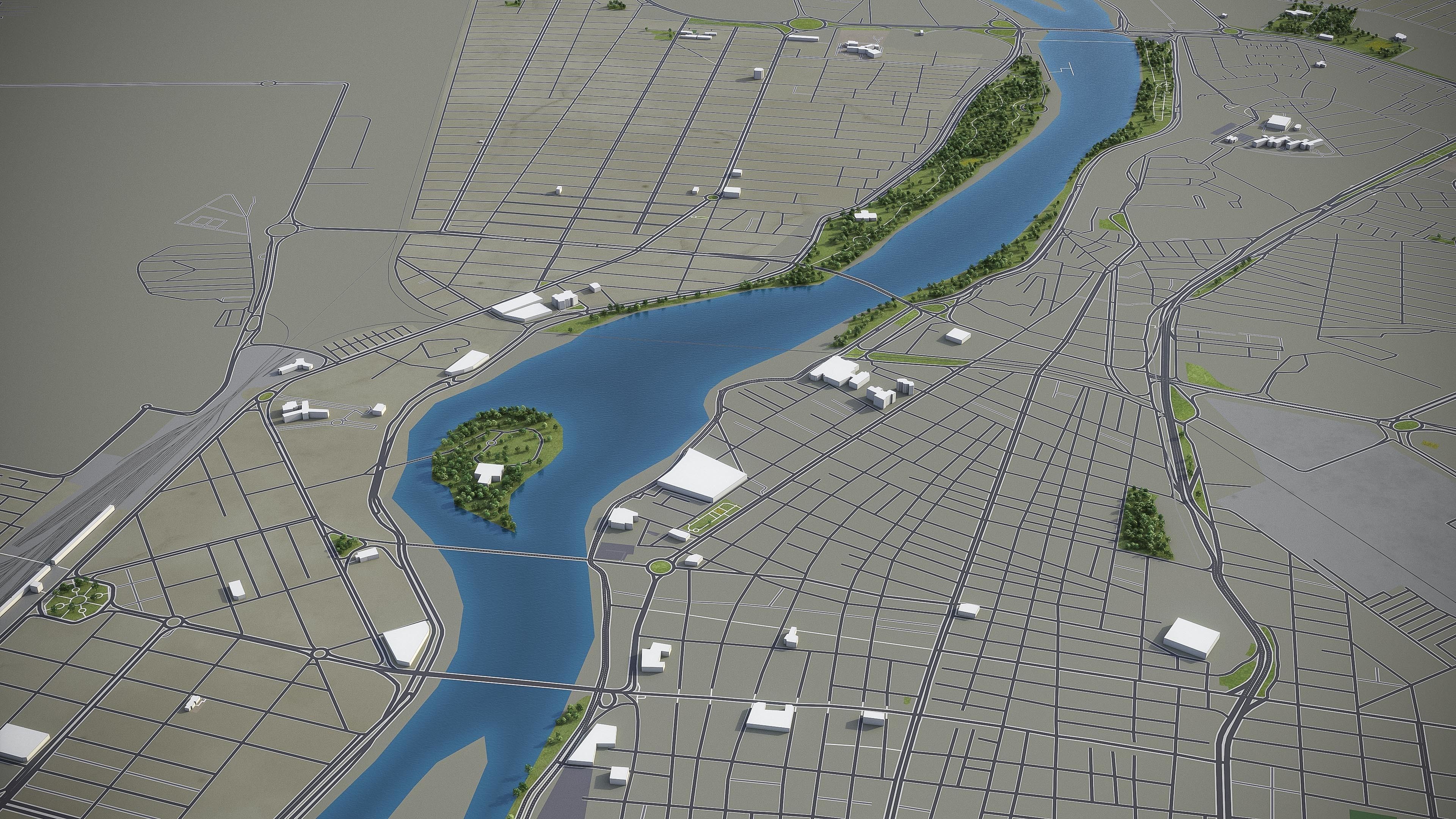 Top 10 Cities of Iran 3D Model Collection_7