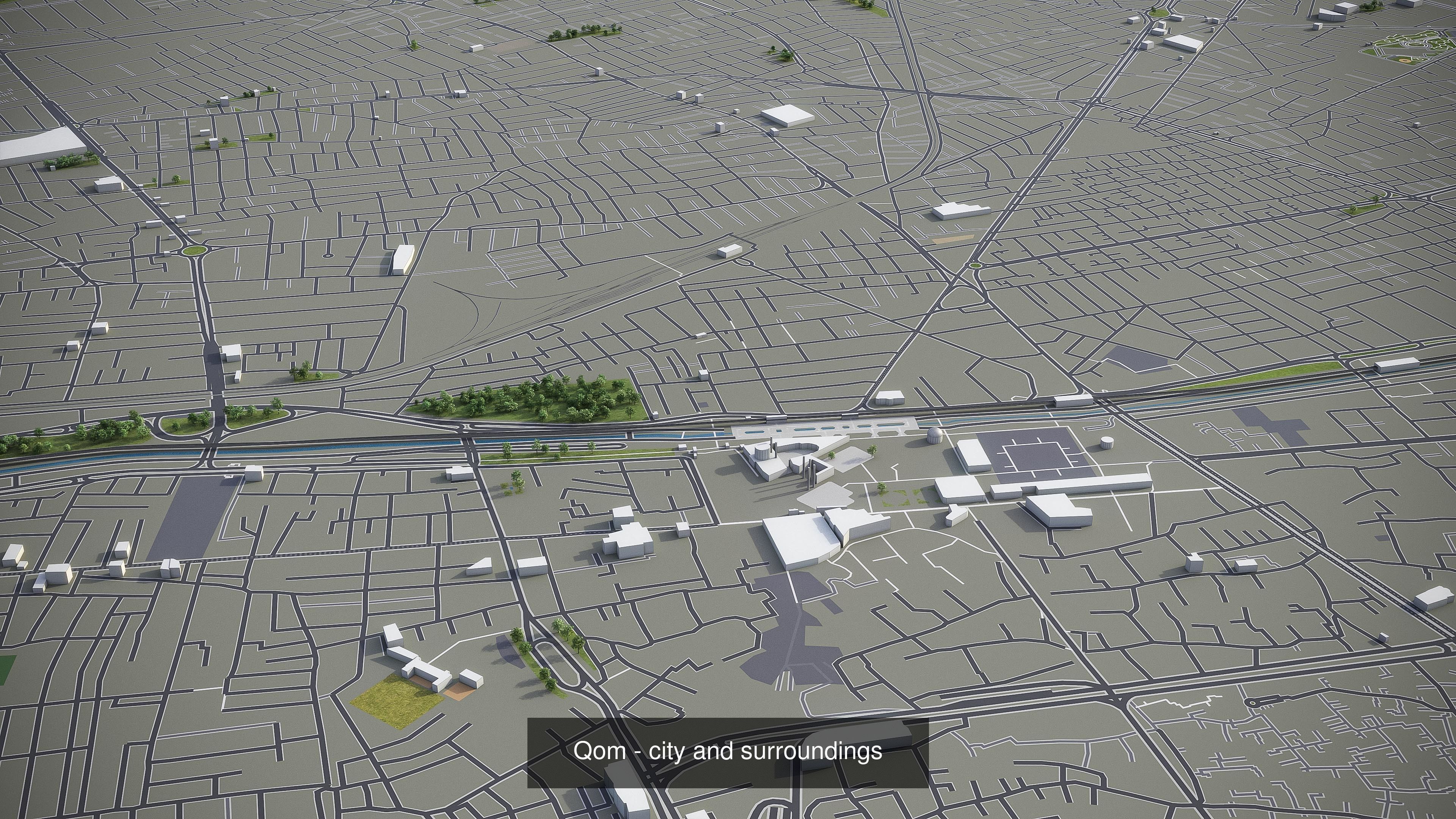 Top 10 Cities of Iran 3D Model Collection_2