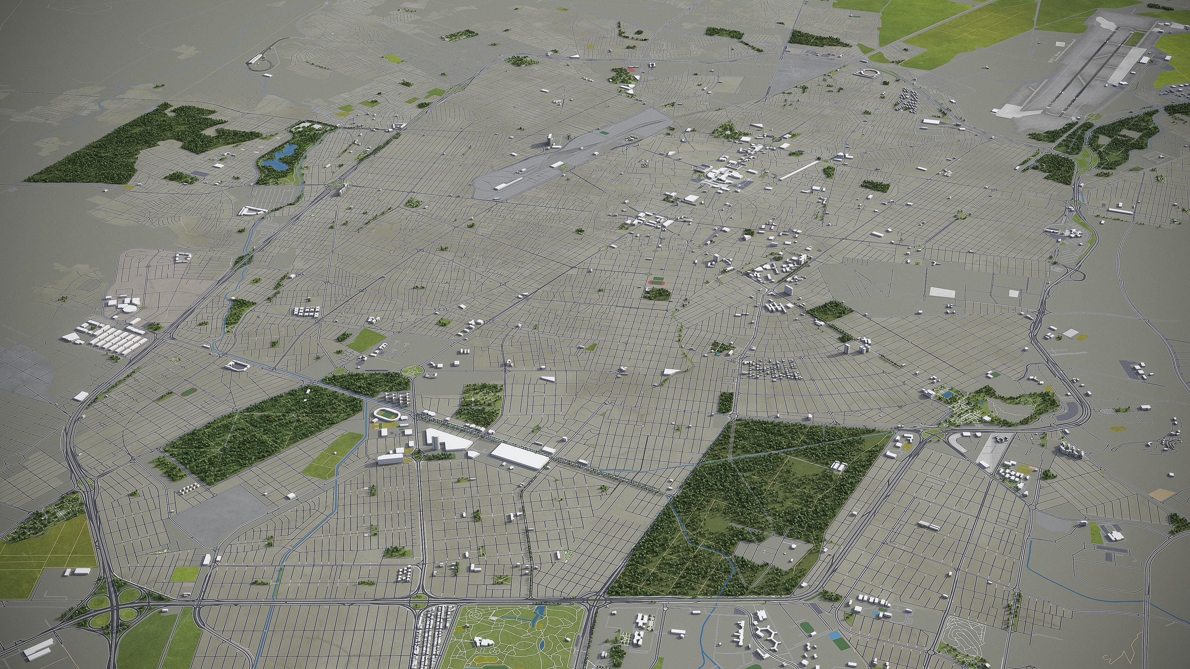 Top 10 Cities of Iran 3D Model Collection_39