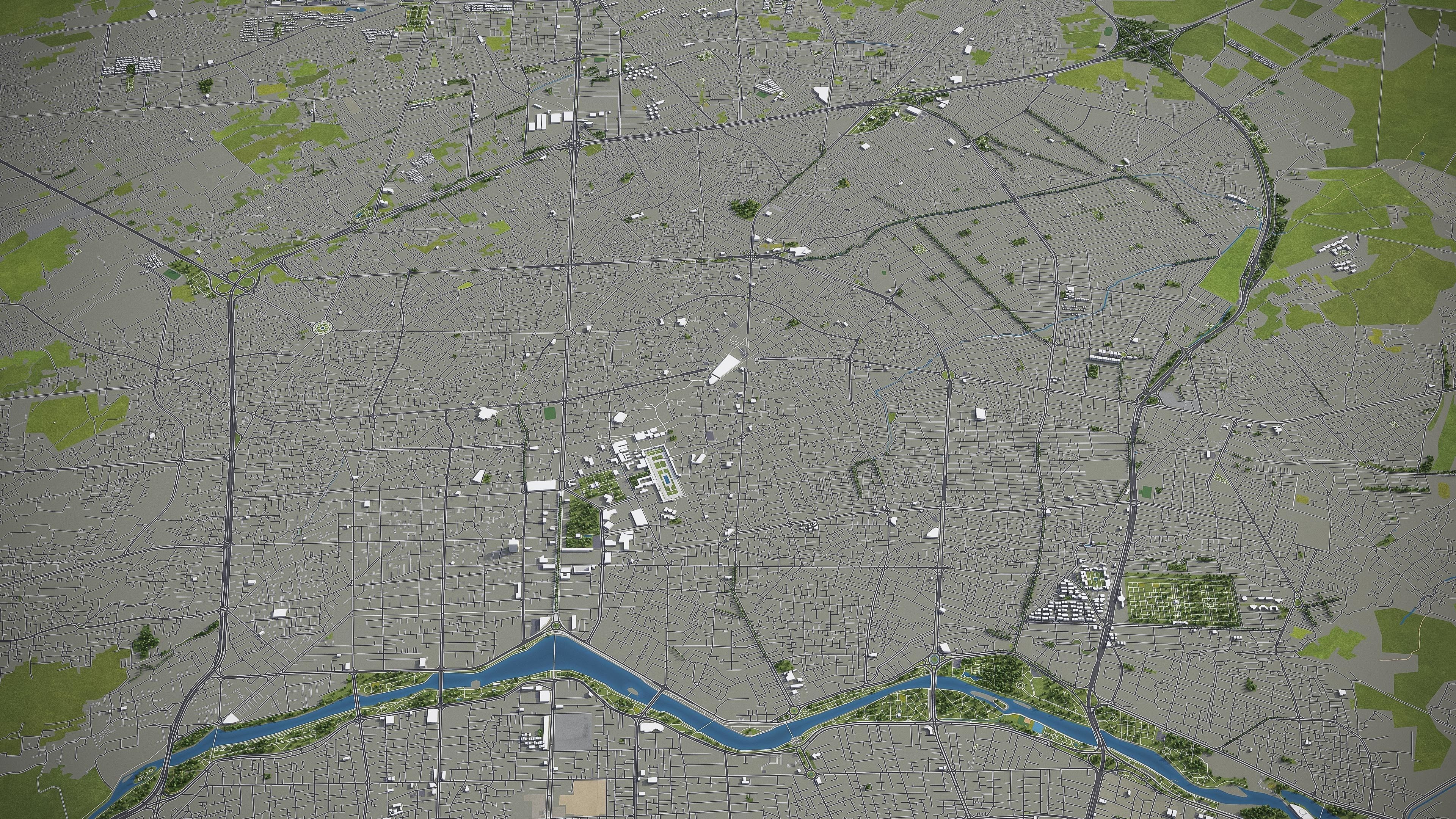 Top 10 Cities of Iran 3D Model Collection_23