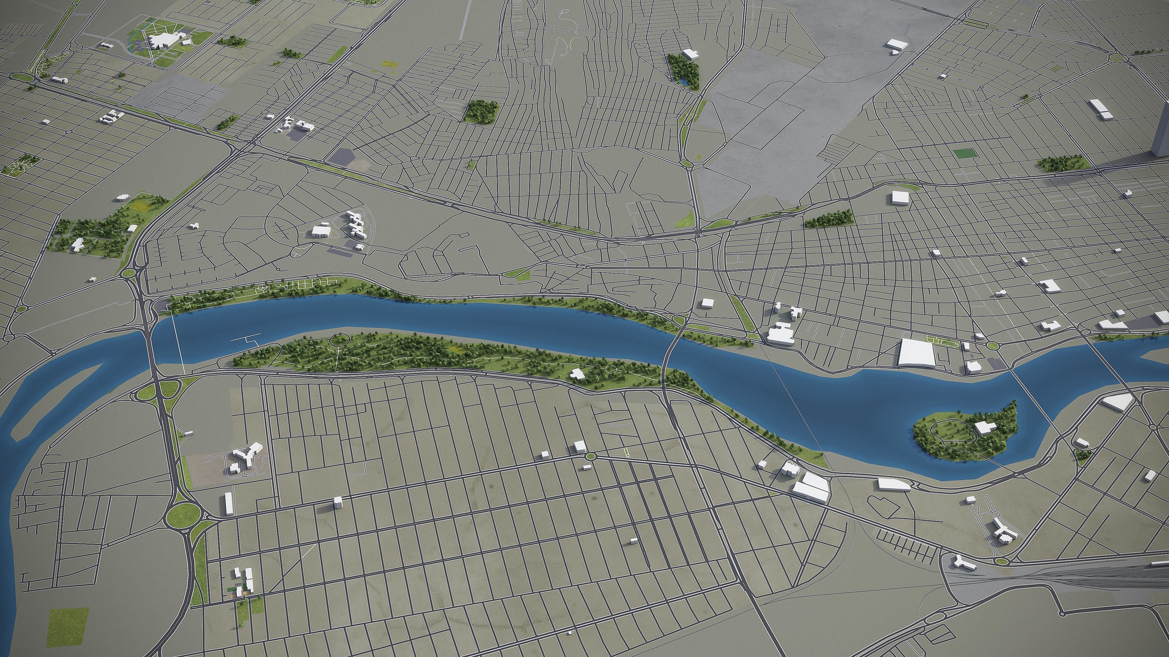 Top 10 Cities of Iran 3D Model Collection_6