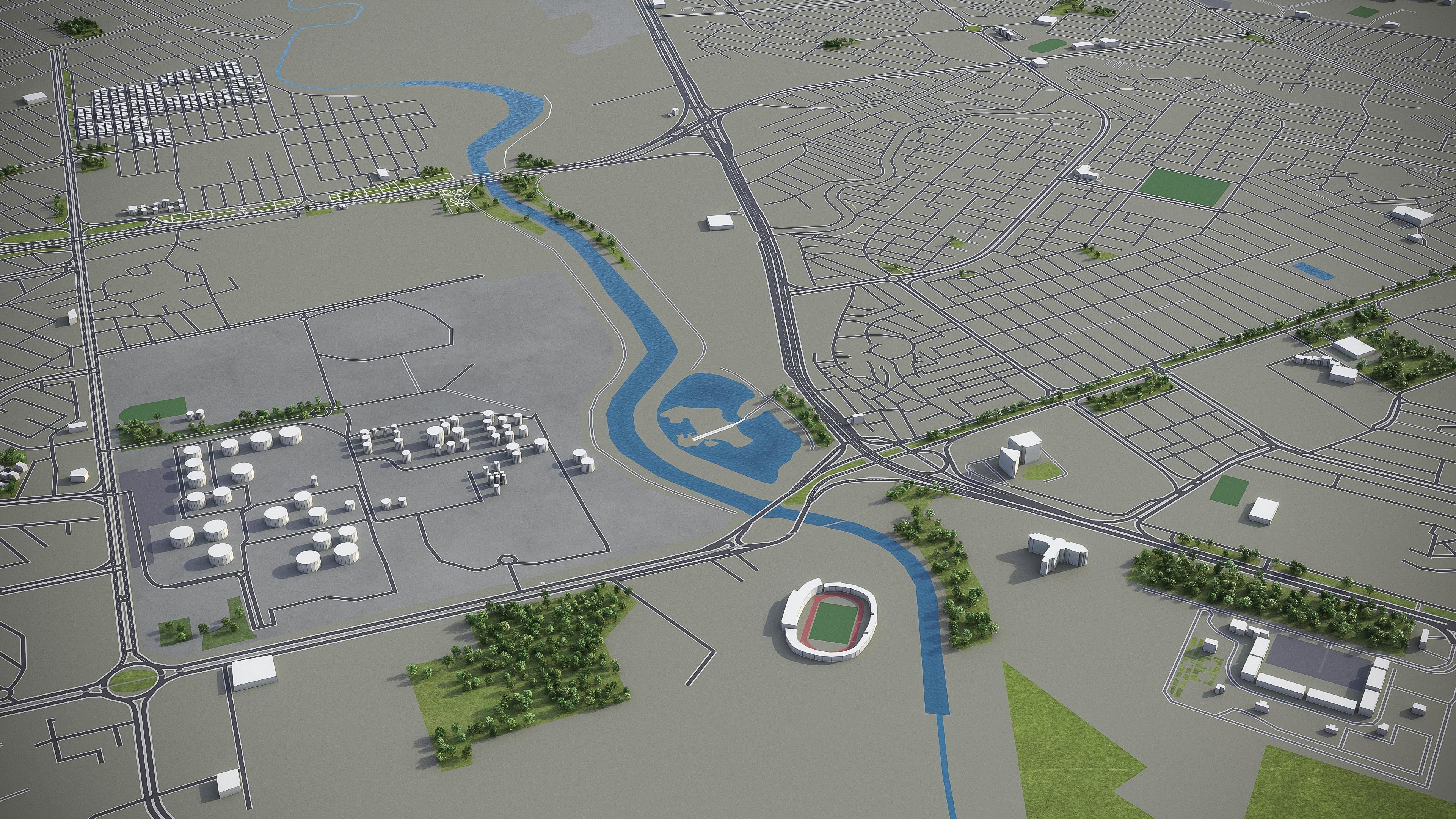 Top 10 Cities of Iran 3D Model Collection_30